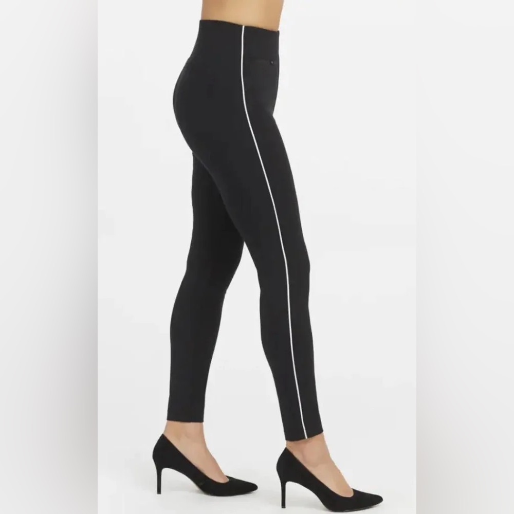 SPANX The Perfect Pant Ankle Piped Skinny Ponte - XL Petite